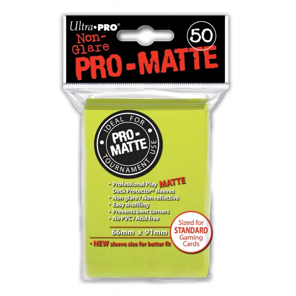 50 Ultra Pro Pro-Matte Sleeves