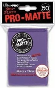 50 Ultra Pro Pro-Matte Sleeves (Purple)