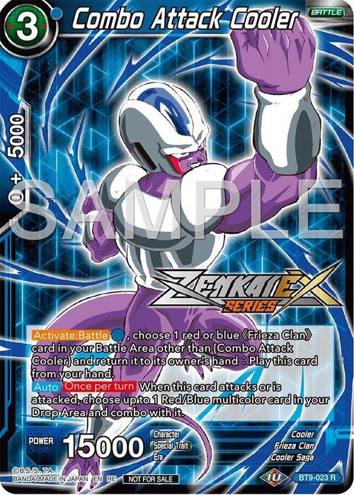 Combo Attack Cooler Card Front