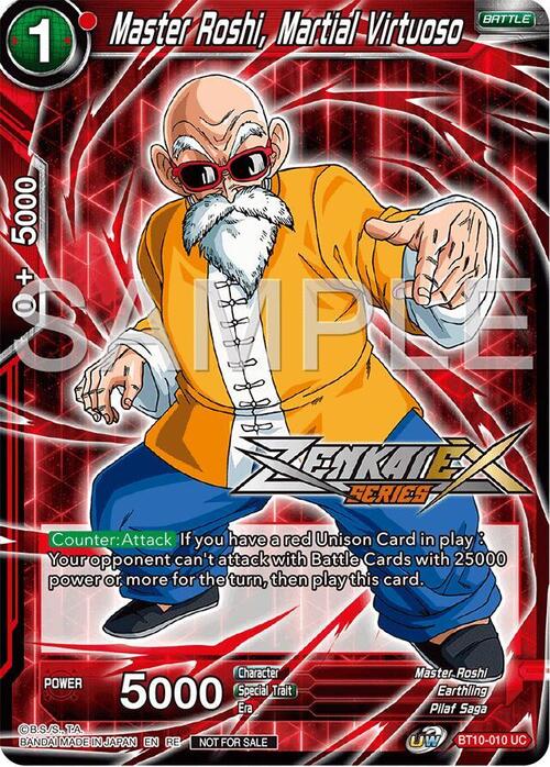 Master Roshi, Martial Virtuoso Card Front
