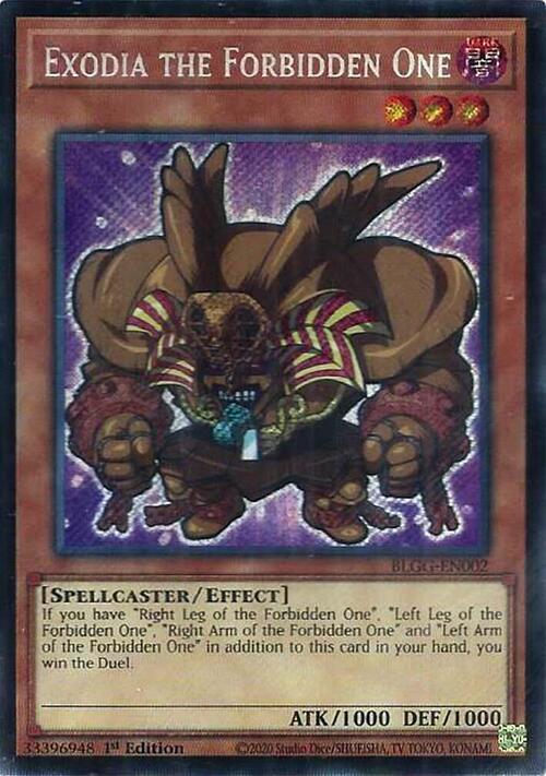 Exodia the Forbidden One Card Front
