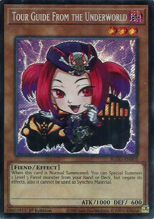 Tour Guide From the Underworld Card Front