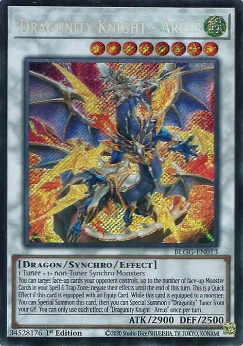 Dragunity Knight - Areus Card Front