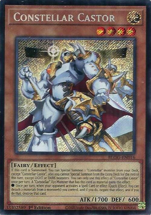 Constellar Castor Card Front