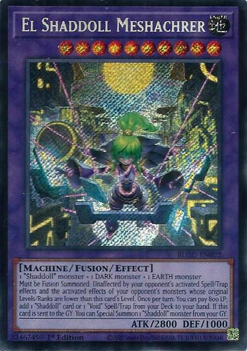El Shaddoll Meshachrer Card Front