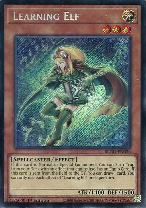 Learning Elf Card Front
