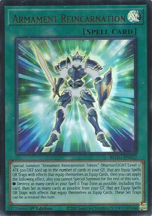Armament Reincarnation Card Front