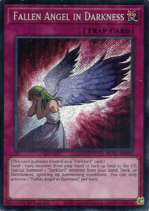 Fallen Angel in Darkness Card Front