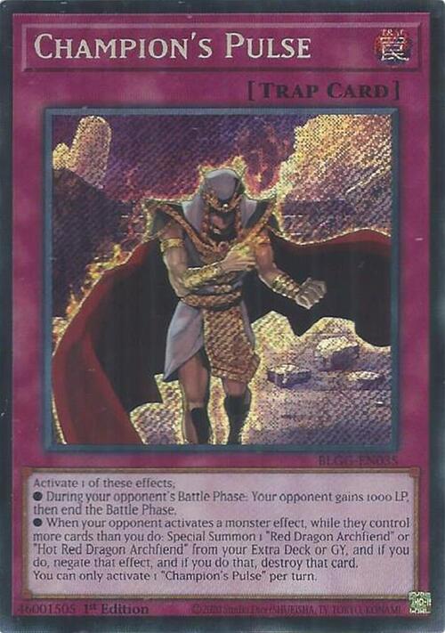 Champion's Pulse Card Front