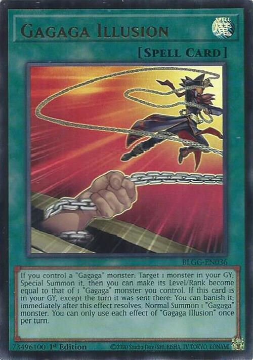 Gagaga Illusion Card Front