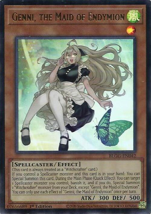 Genni, the Maid of Endymion Card Front