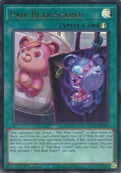 Pair Bear Scare!! Card Front