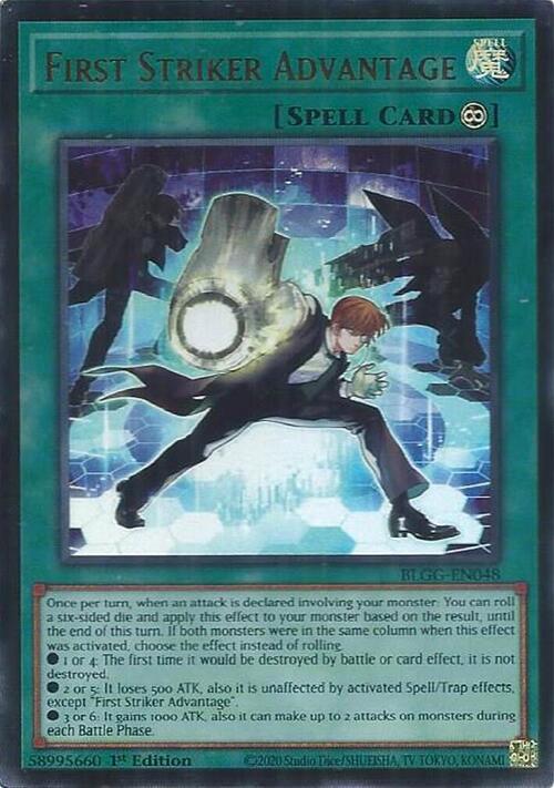 First Striker Advantage Card Front