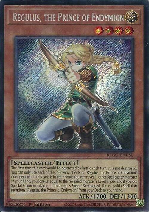 Regulus, the Prince of Endymion Card Front