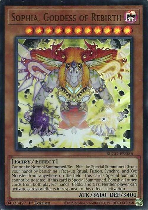 Sophia, Dea della Rinascita Card Front