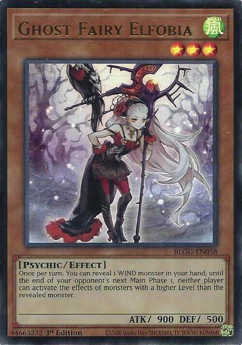 Ghost Fairy Elfobia Card Front