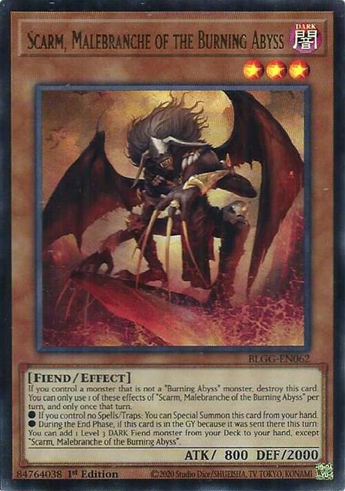 Scarm, Malebranche of the Burning Abyss Card Front