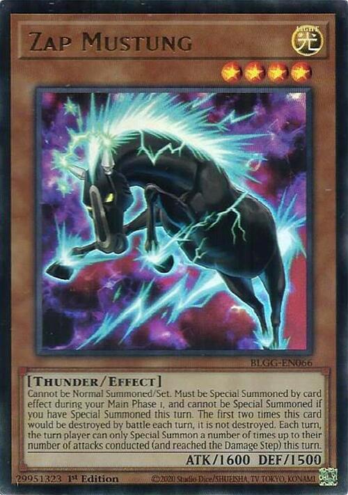 Zap Mustung Card Front