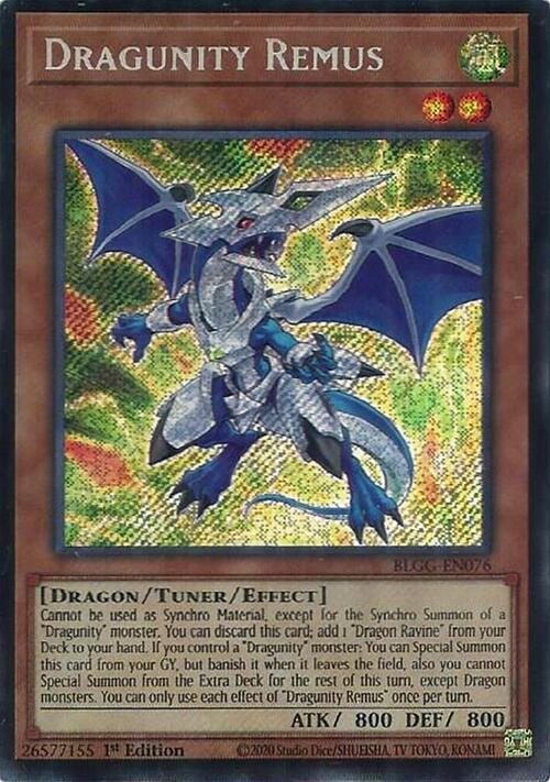 Dragunity Remus Card Front