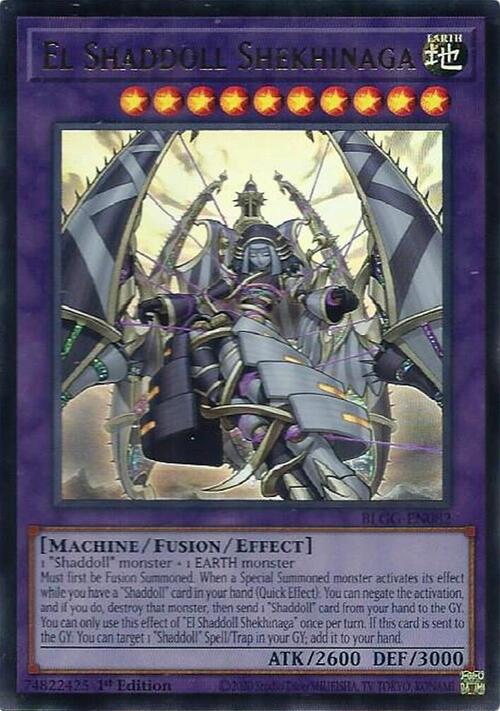 El Shaddoll Shekhinaga Card Front