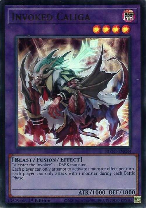 Invoked Caliga Card Front