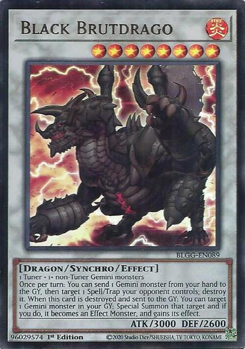 Black Brutdrago Card Front