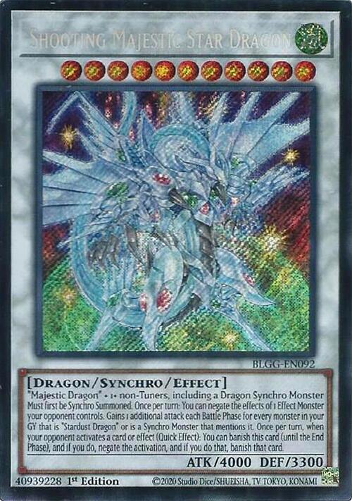 Shooting Majestic Star Dragon Card Front