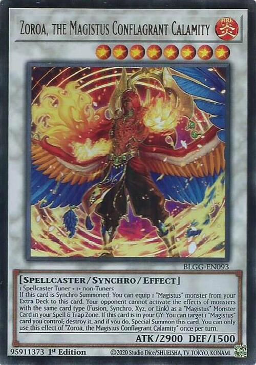 Zoroa, the Magistus Conflagrant Calamity Card Front