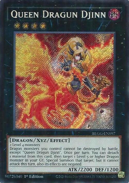 Queen Dragun Djinn Card Front