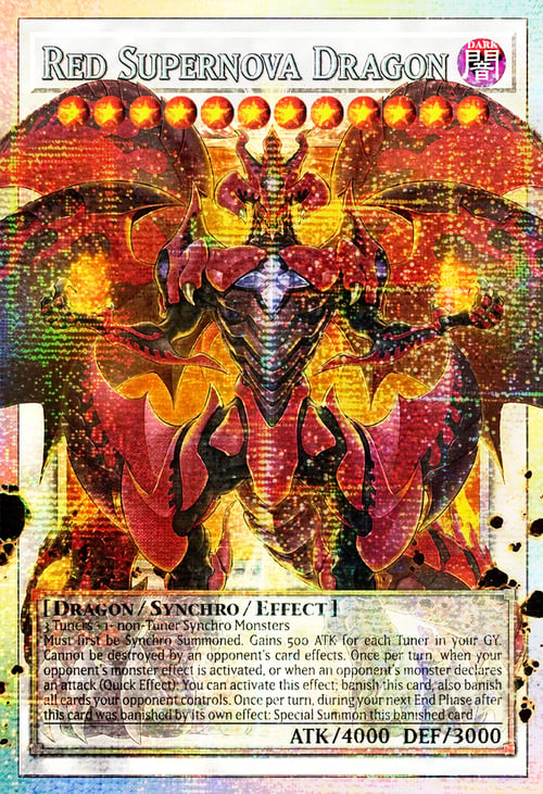 Drago Supernova Rosso Card Front
