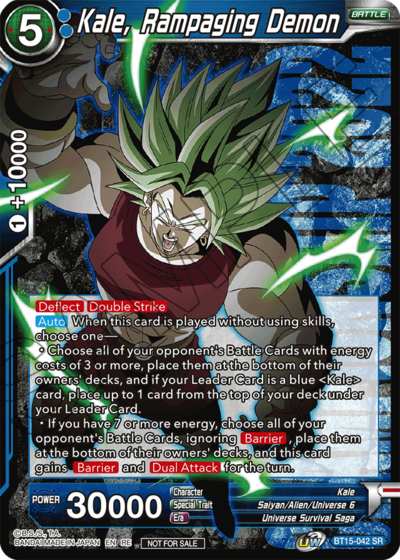 Kale, Rampaging Demon Frente