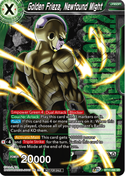 Golden Frieza, Newfound Might Frente