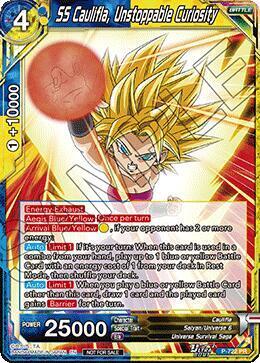 SS Caulifla, Unstoppable Curiosity Frente