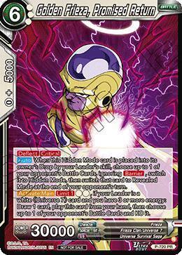 Golden Frieza, Promised Return Frente