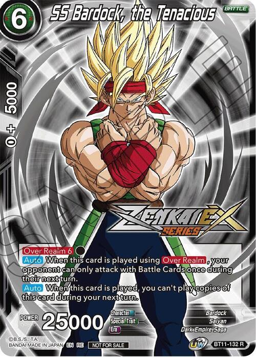 SS Bardock, the Tenacious Card Front