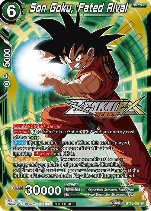 Son Goku, Fated Rival Card Front