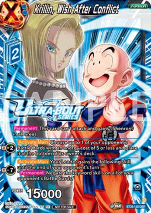 Krillin, Wish After Conflict Frente