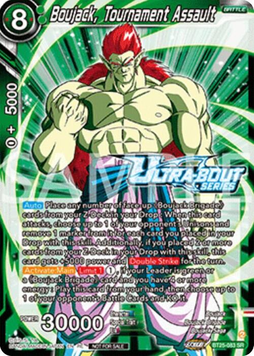Boujack, Tournament Assault Card Front