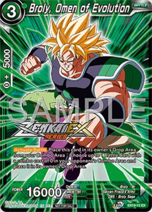 Broly, Omen of Evolution Card Front
