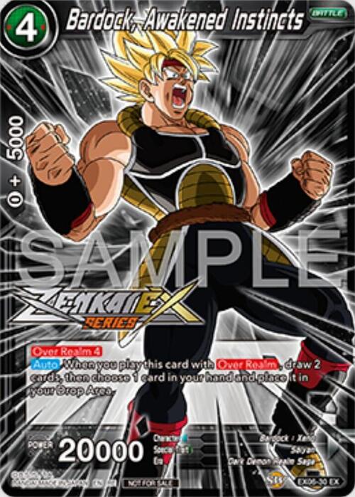 Bardock, Awakened Instincts Card Front