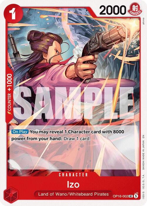 Izo Card Front