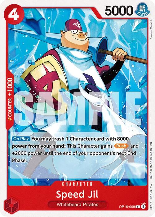Speed Jil Card Front