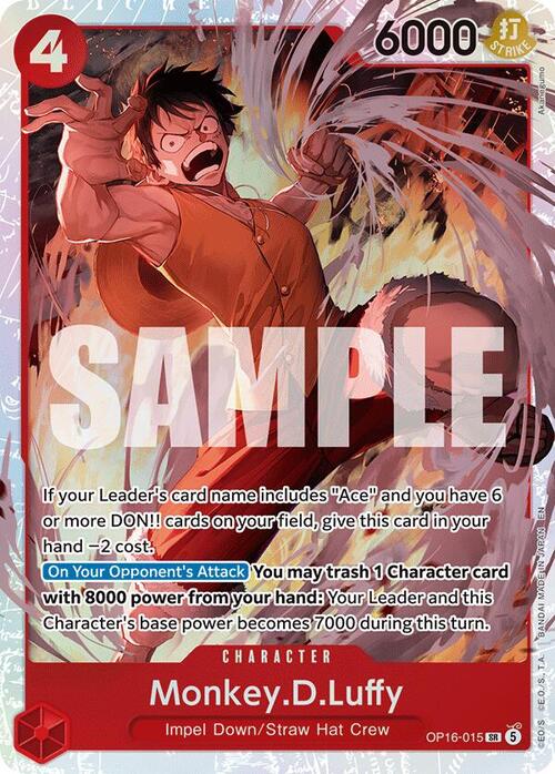Monkey.D.Luffy Card Front