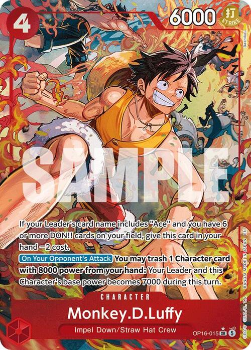 Monkey.D.Luffy Card Front