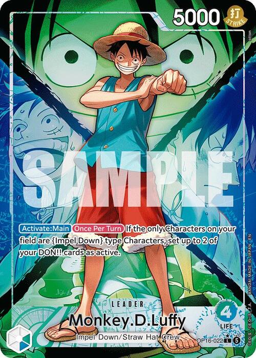 Monkey.D.Luffy Card Front