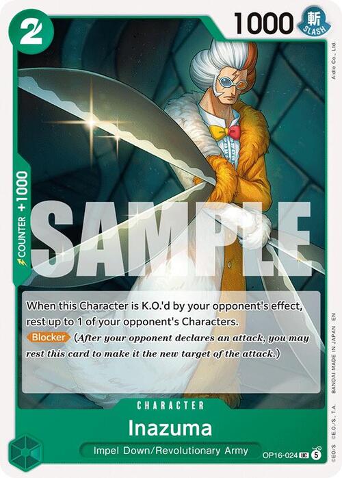Inazuma Card Front