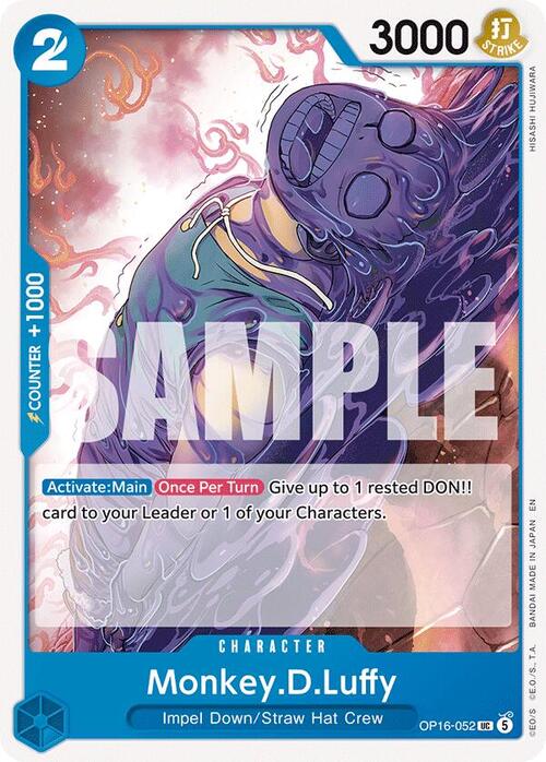 Monkey.D.Luffy Card Front