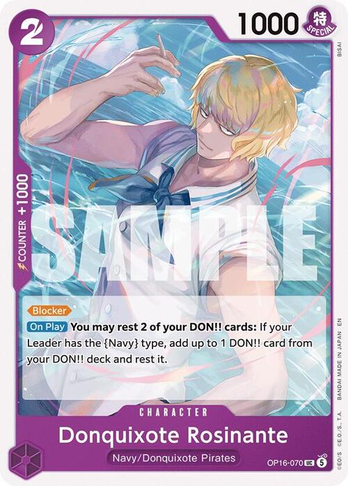 Donquixote Rosinante Card Front