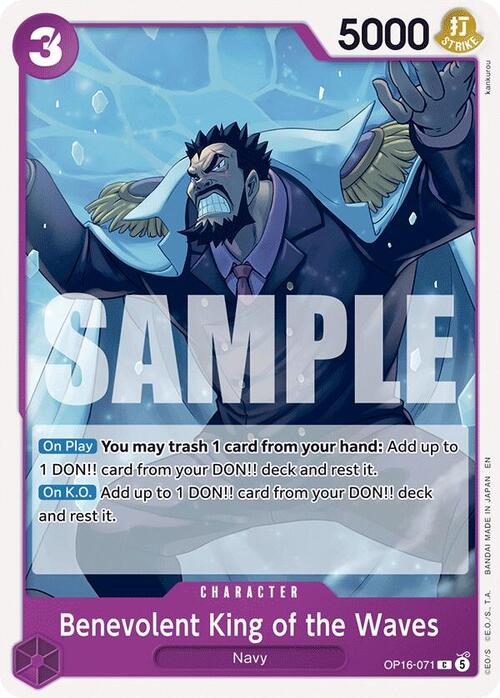 Benevolent King of the Waves Card Front