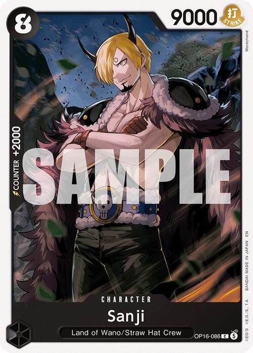 Sanji Card Front